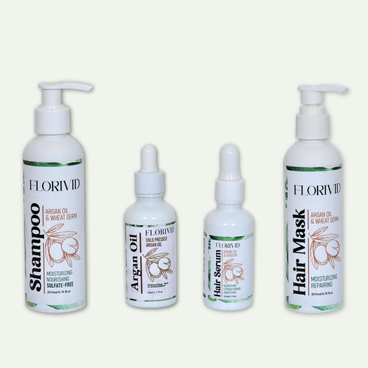 Florivid Argan Essentials Hair Care Bundle