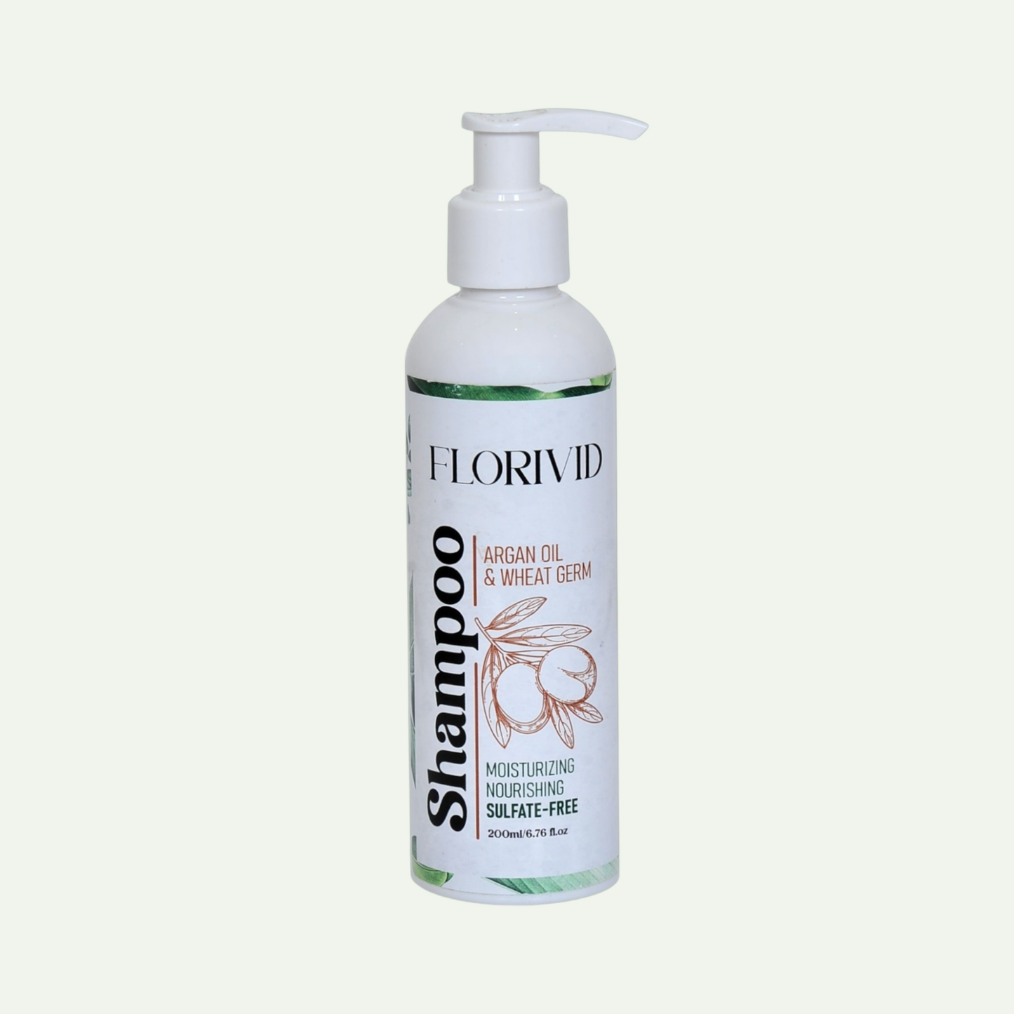 Florivid Shampoo with Argan Oil & Wheat Germ